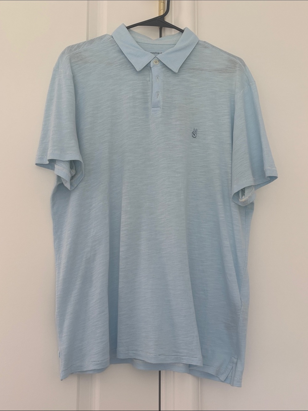 Light Blue Men's Polo Shirt - John Varvatos